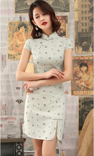 Ivory "B" Cheongsam